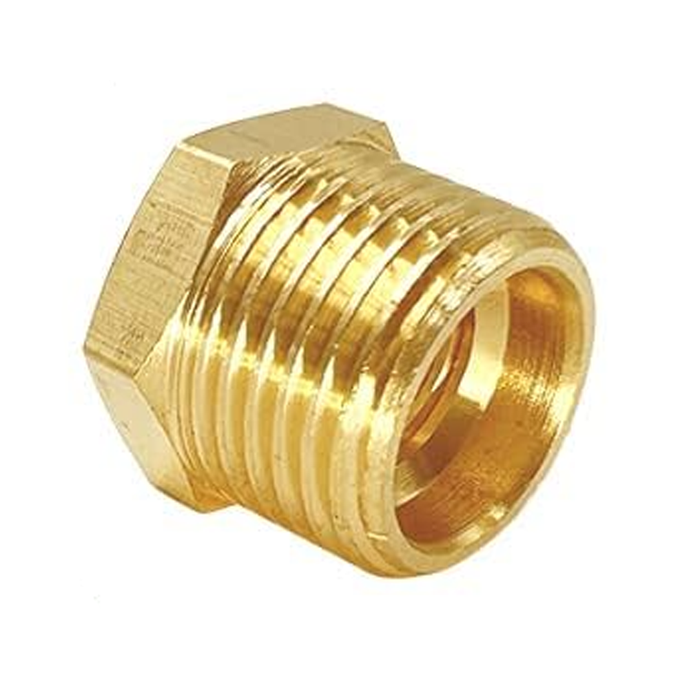 110-N1-N4 FLOFLEX BRASS PIPE FITTING<BR>BUSHING 1/2" MALE X 1/8" FEMALE NPT